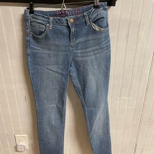 Lands End girls jeans size 16 skinny cut
